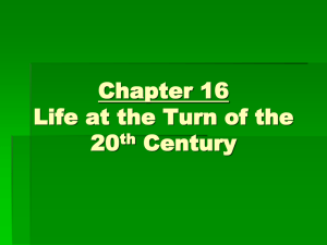 Chapter 17 The Progressive Era
