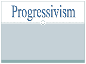 Progressive Era Intro and Background