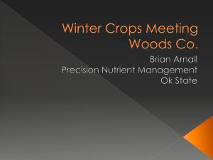 Winter Crops Meeting Kiowa and Washita Co