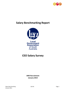 CEO salary report 2014  - Local Government Association of