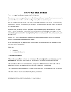 How your skin senses lab