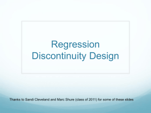 Regression-Discontinuity