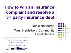 How to win an insurance complaint