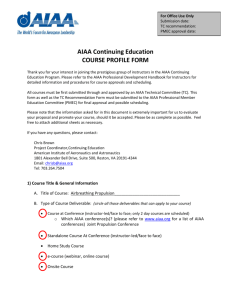(0701) Survivability (TC) - AIAA Info