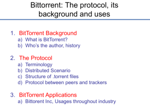 BitTorrent - Pages supplied by users