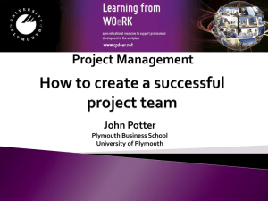 How to create a successful project team