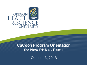 CaCoon - Oregon Health & Science University