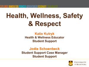 Part - 04 - Health Wellness Safety and Respect