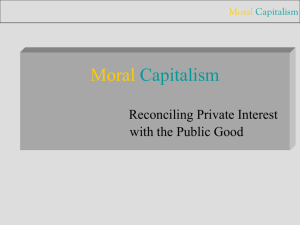 Moral Capitalism - Caux Round Table