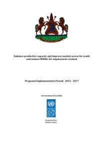 Youth and Women Employment Promotion Project