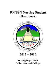 RN-BSN Student Handbook 2015-16