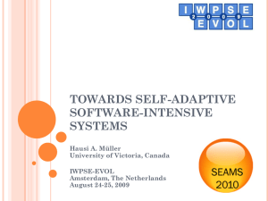 Towards Self-Adaptive Software