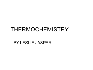 che111-1p Thermochemistry