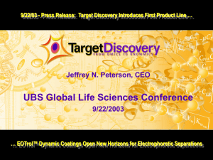Targets - Target Discovery