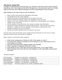 Sample Essay Proposal Silas Marner George Eliot In Addition To Reading And Discussing The High School Entrance Essay also Compare And Contrast Essay Topics For High School Silas Marner Modern Science Essay
