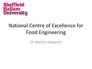 National Centre of Excellence for Food