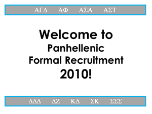 What is Panhellenic?