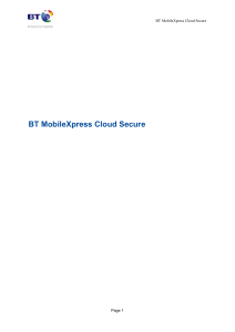 BT MobileXpress Cloud Secure