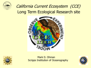 California Current Ecosystem Long Term Ecological