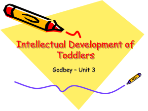 Intellectual Development of Toddlers