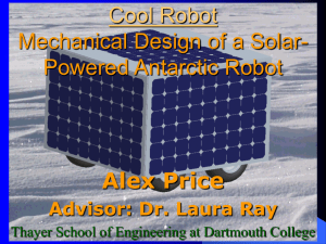 Cool Robot - Thayer School of Engineering