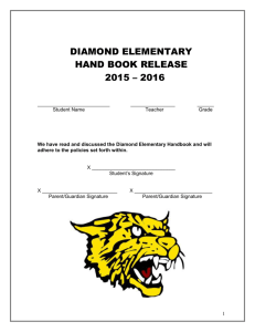 Elementary Handbook - Diamond R