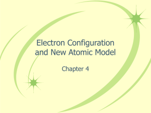 Electron Configuration - Warren County Schools