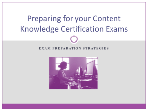 Education Test Taking Strategies (webinar)