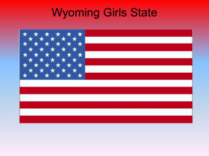 What is Wyoming Girls State?