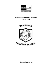 Parental involvement - Bankhead Primary School