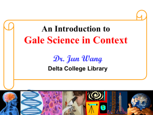 An Introduction to Science Resource Center
