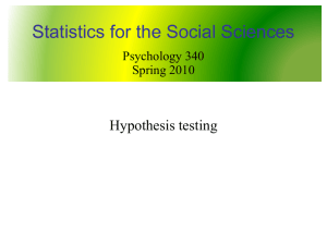 Social Science Reasoning Using Statistics