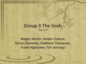 Group 3 The Gods Pages 36-47
