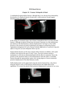 PEM Board Review Chapter 19: Trauma: Orthopedic & Hand A