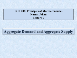 ECN 202: Principles of Macroeconomics Nusrat
