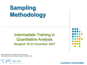 What is sampling? - VAM Resource Center