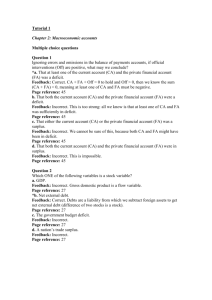 Chapter 2: Macroeconomic accounts