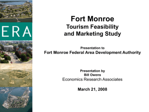 Fort Monroe Tourism Feasibility and Marketing Study