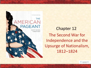 Ch 12 - The Second War For Independence