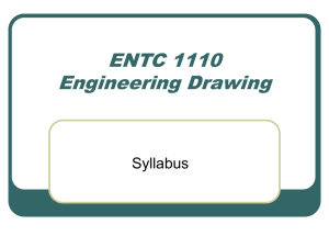 ENTC 1110 Engineering Drawing