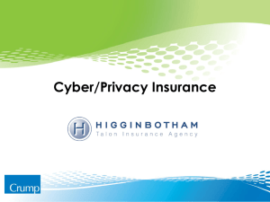 Cyber/Privacy Insurance Information Exposures