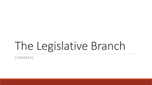 The Legislative Branch - History with Mr. Bayne