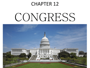 Chapter 12: Congress - Saugerties Central School