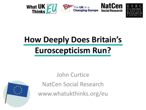 How Deeply Does Britain's Euroscepticism Run?