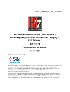QRDA Category III Implementation Guide