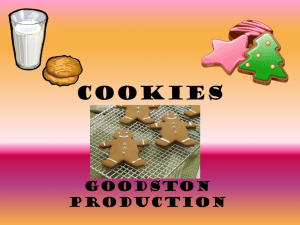 Cookies notes