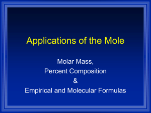 2014 Unit 5 Part 2 Applications of the Mole