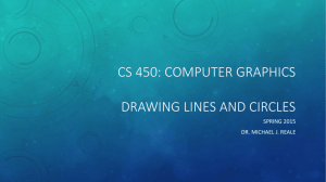CS 450: Computer Graphics Course and Syllabus Overview