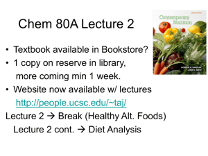 Chem 80A Lecture 2 Concepts and Controversies