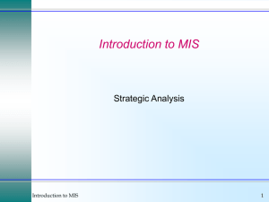 Introduction to MIS Chapter 10